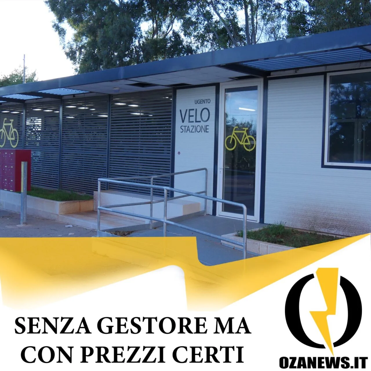 Senza gestore ma con prezzi certi: la velostazione di Ugento