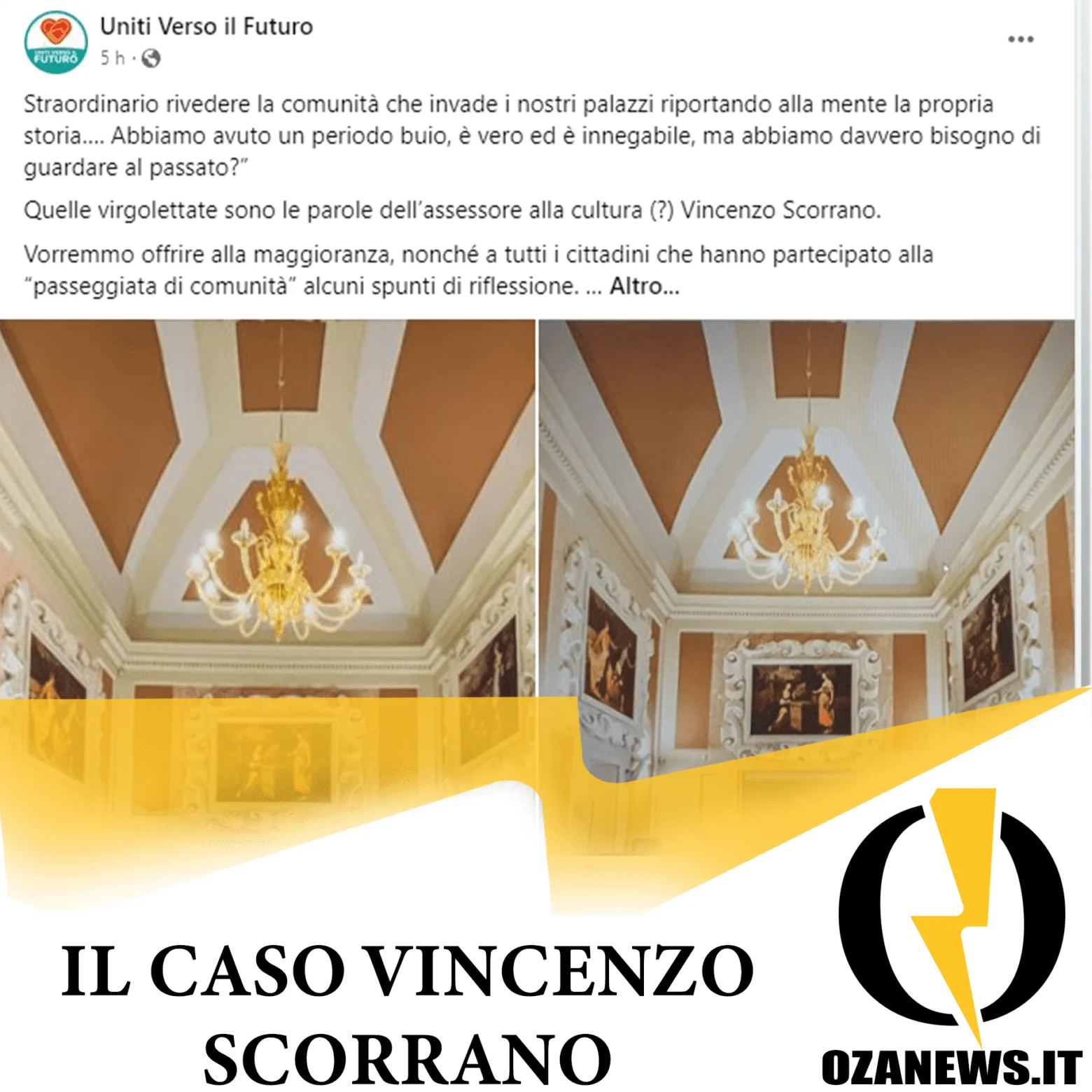 Opposizione all’attacco: Scorrano nuovo assessore ai beni culturali?