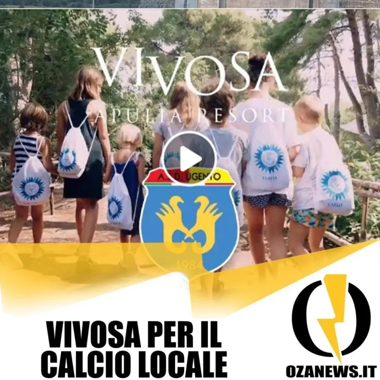 Vivosa Apulia Resort rinnova il sostegno a Ugento Calcio
