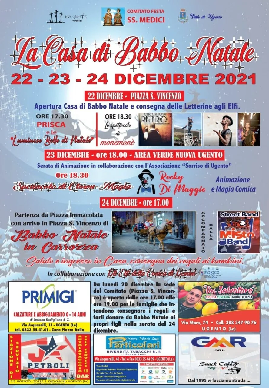 La casa di Babbo Natale a Ugento