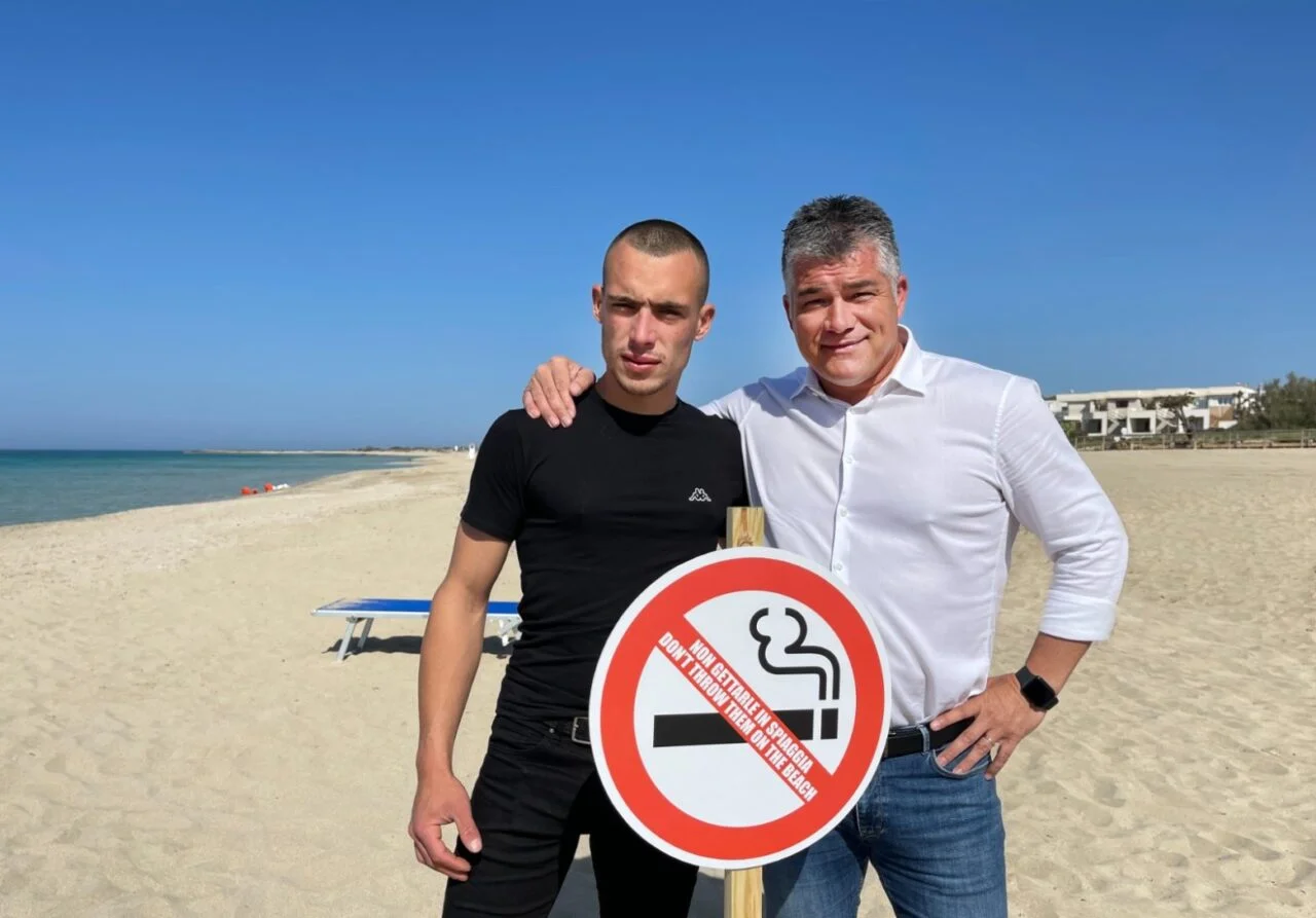 L’impegno di Biagio per la pulizia delle nostre spiagge