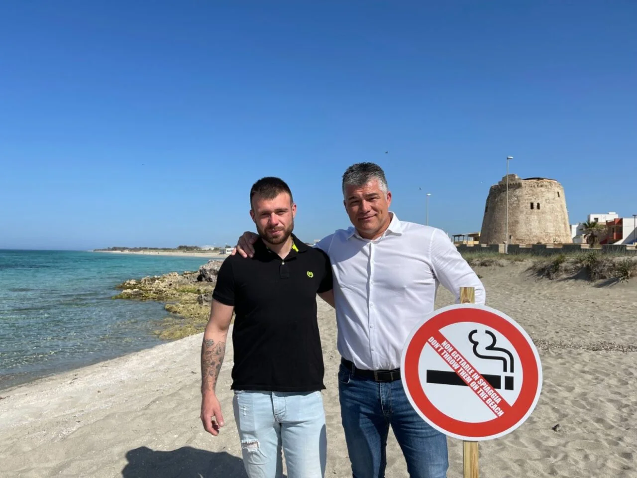 L’impegno di Biagio per la pulizia delle nostre spiagge