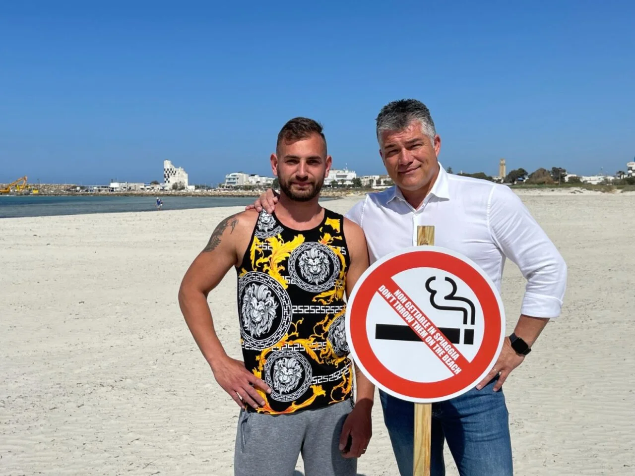 L’impegno di Biagio per la pulizia delle nostre spiagge