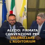 Foto di copertina: Alezio: firmata convenzione per valorizzare l’Auditorium - Lecce