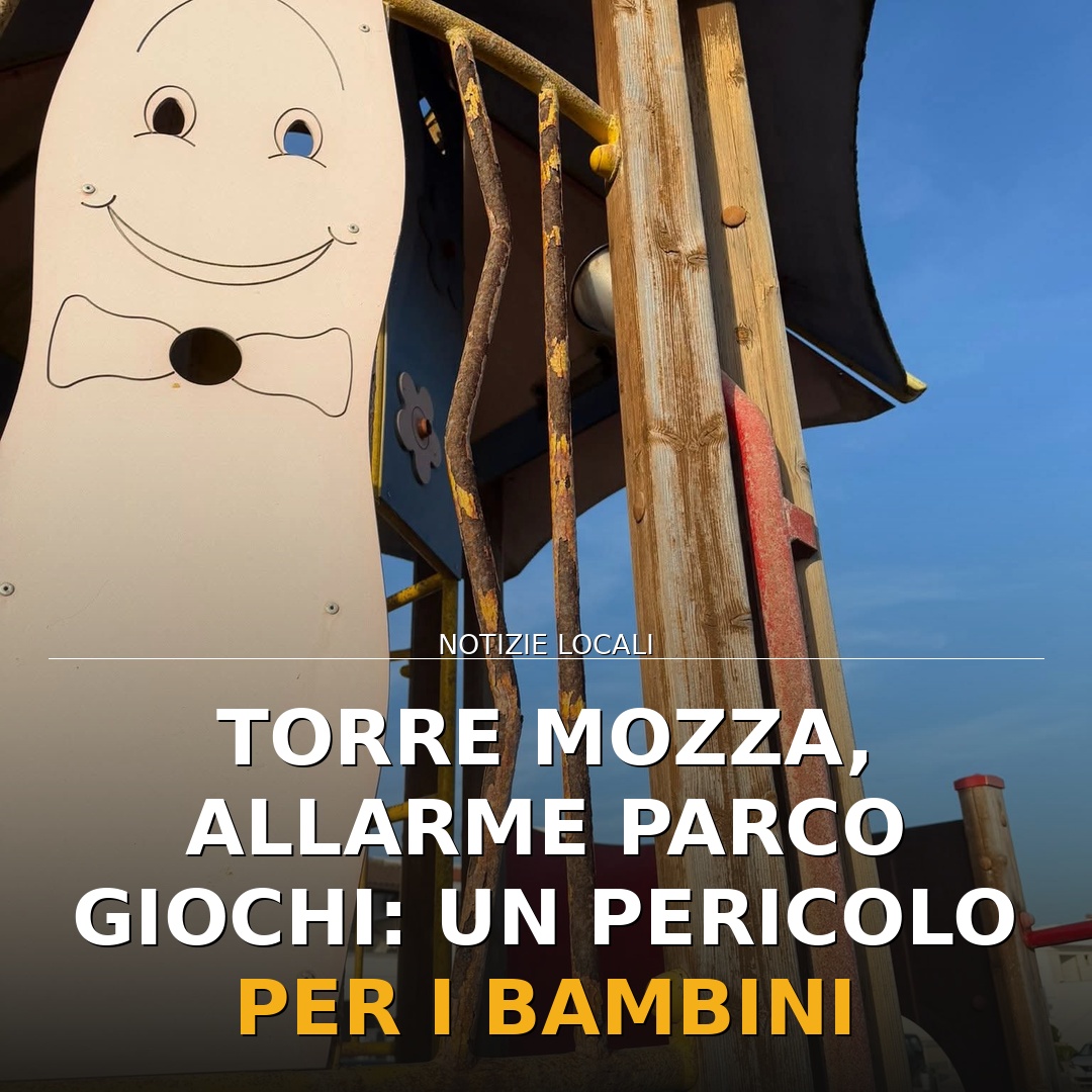 Torre Mozza, allarme parco giochi: un pericolo per i bambini