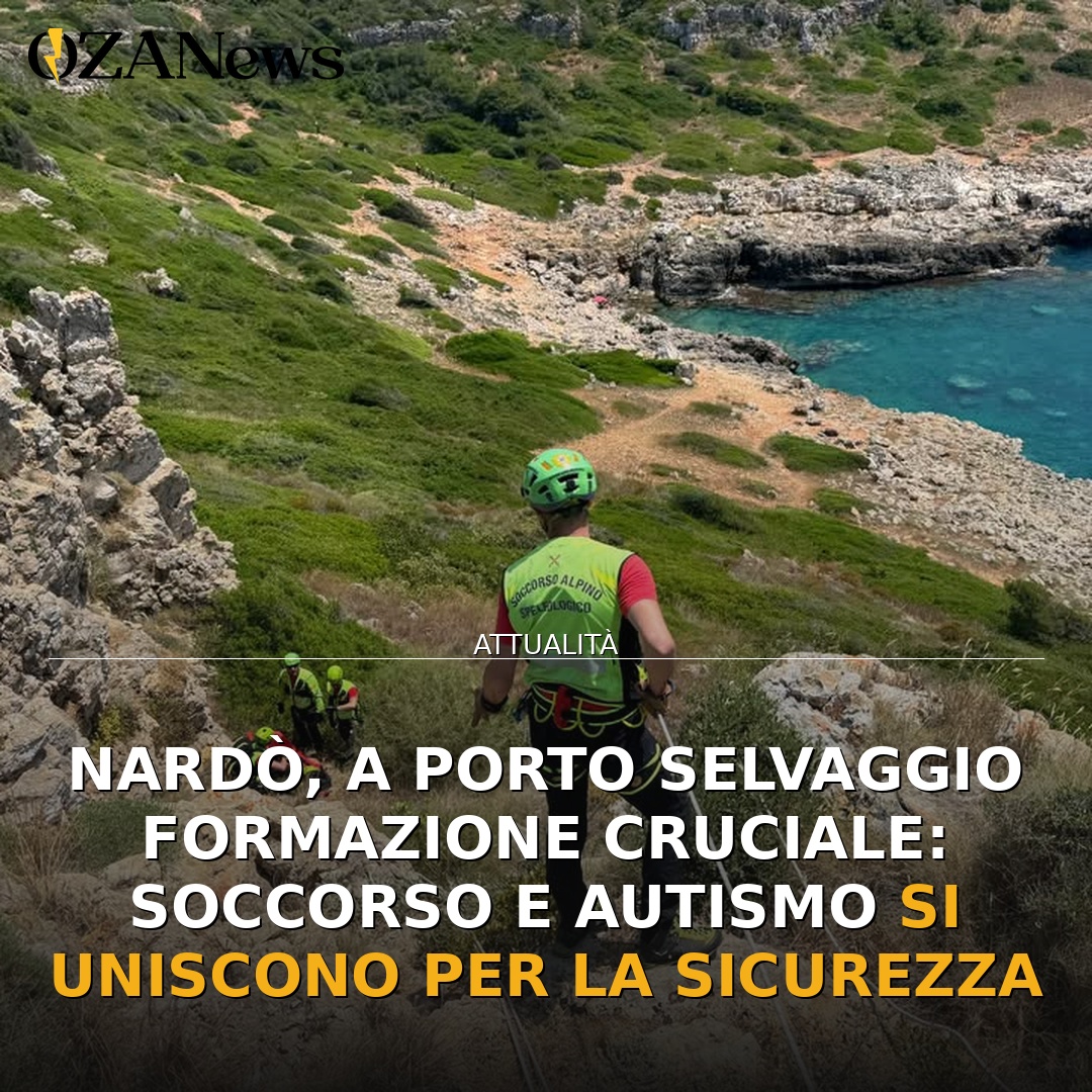 Nardò, a Porto Selvaggio formazione cruciale: soccorso e autismo si uniscono per la sicurezza