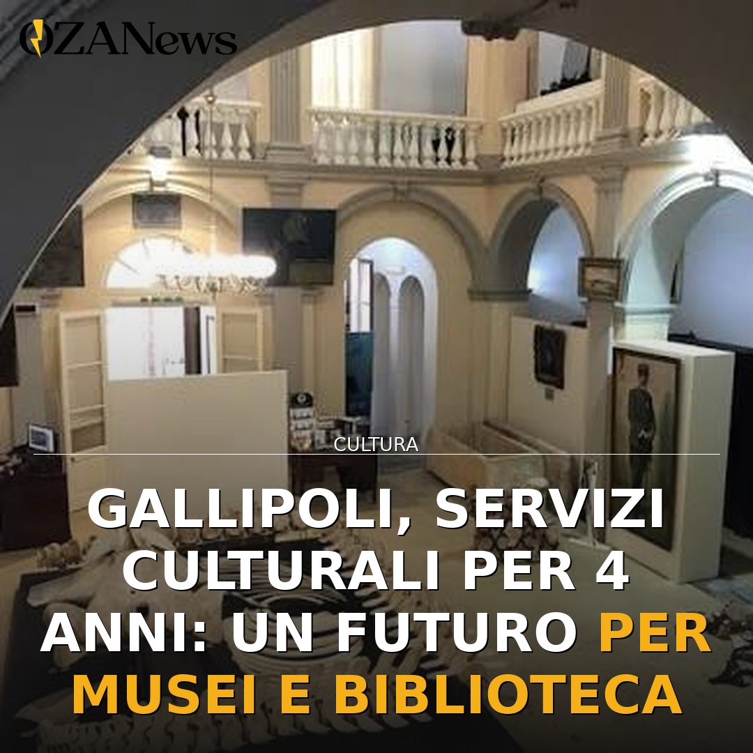 Gallipoli, servizi culturali per 4 anni: un futuro per musei e biblioteca