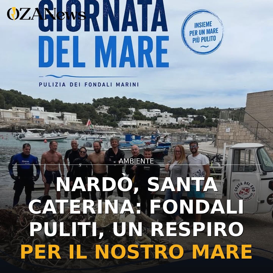 Nardò, Santa Caterina: Fondali puliti, un respiro per il nostro mare