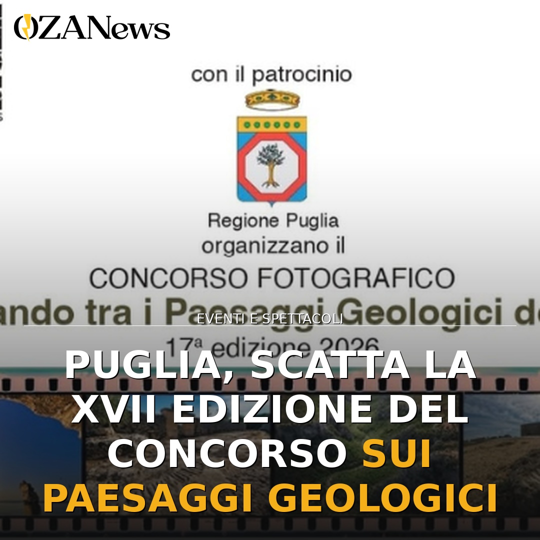 Puglia, scatta la XVII edizione del concorso sui paesaggi geologici