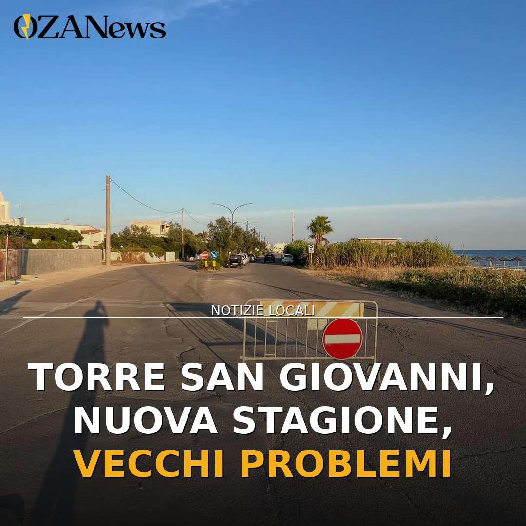 Torre San Giovanni, nuova stagione, vecchi problemi