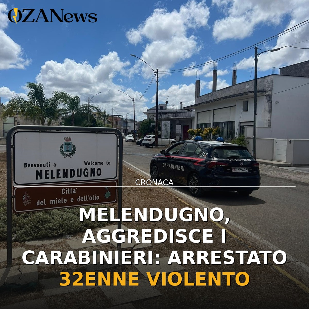 Melendugno, aggredisce i Carabinieri: arrestato 32enne violento