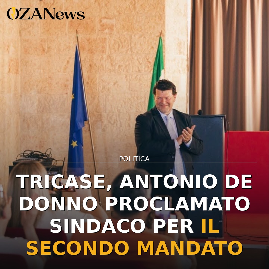 Tricase, Antonio De Donno proclamato Sindaco per il secondo mandato