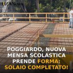Foto di copertina: Poggiardo, nuova mensa scolastica prende forma: solaio completato! - Basso Salento