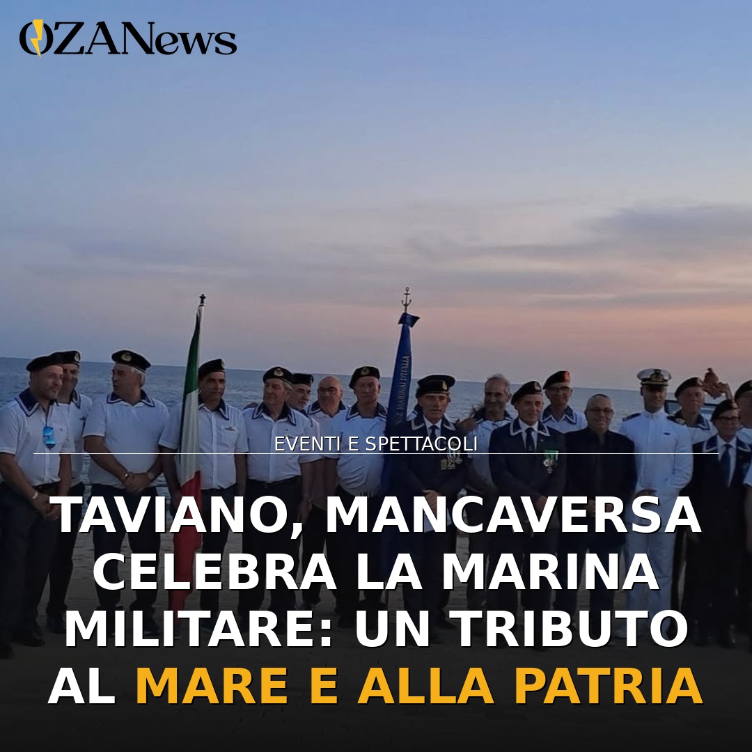 Taviano, Mancaversa celebra la Marina Militare: un tributo al mare e alla Patria