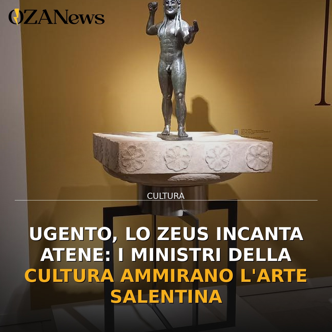 Ugento, lo Zeus incanta Atene: i Ministri della Cultura ammirano l’arte salentina