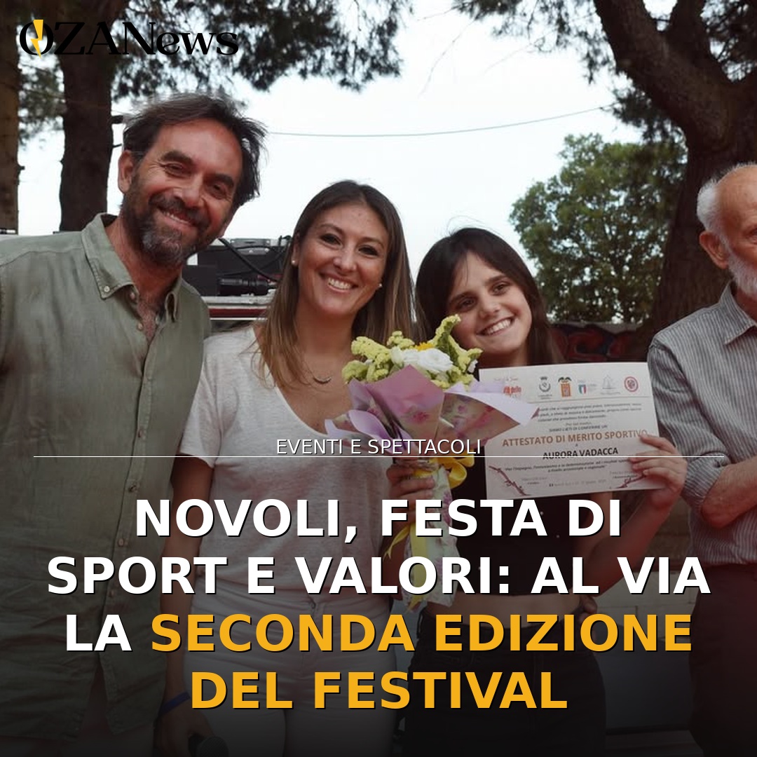 Novoli, festa di sport e valori: al via la seconda edizione del Festival