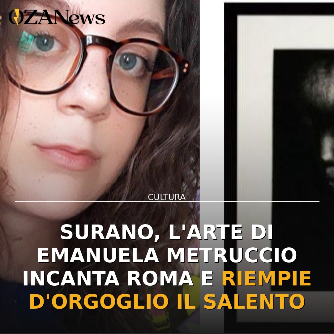 Surano, l’arte di Emanuela Metruccio incanta Roma e riempie d’orgoglio il Salento