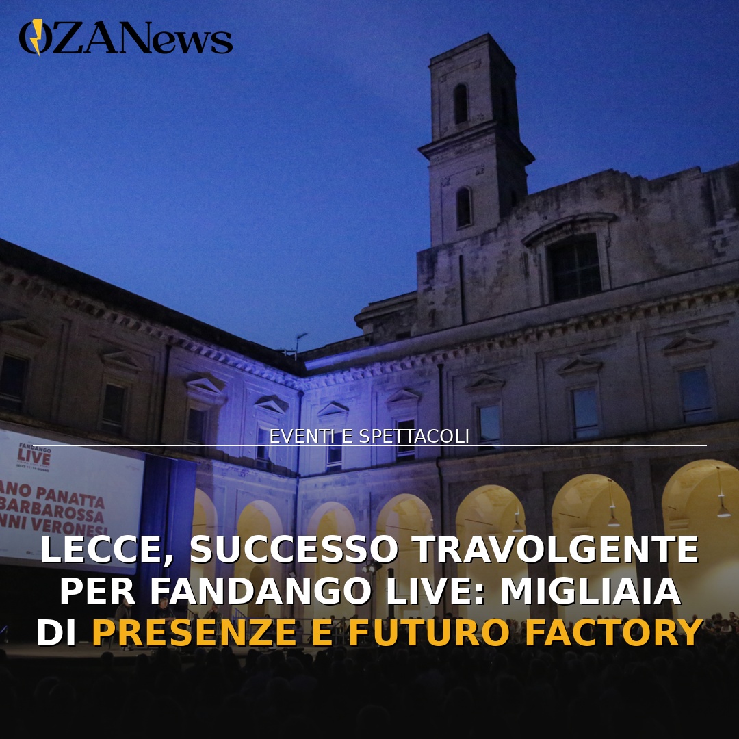 Lecce, successo travolgente per Fandango Live: migliaia di presenze e futuro Factory