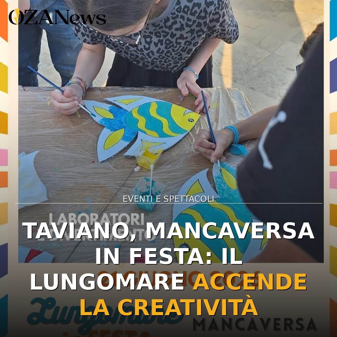 Taviano, Mancaversa in festa: il Lungomare accende la creatività