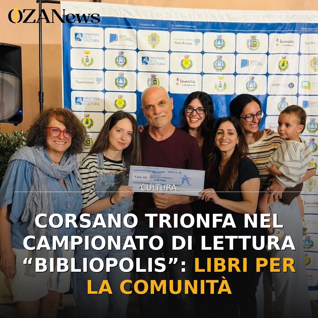 Corsano trionfa nel Campionato di Lettura “Bibliopolis”: libri per la comunità