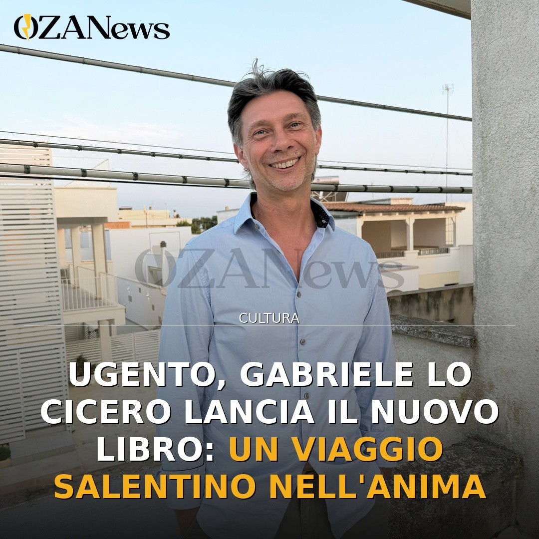 Ugento, Gabriele Lo Cicero lancia il nuovo libro: un viaggio salentino nell’anima