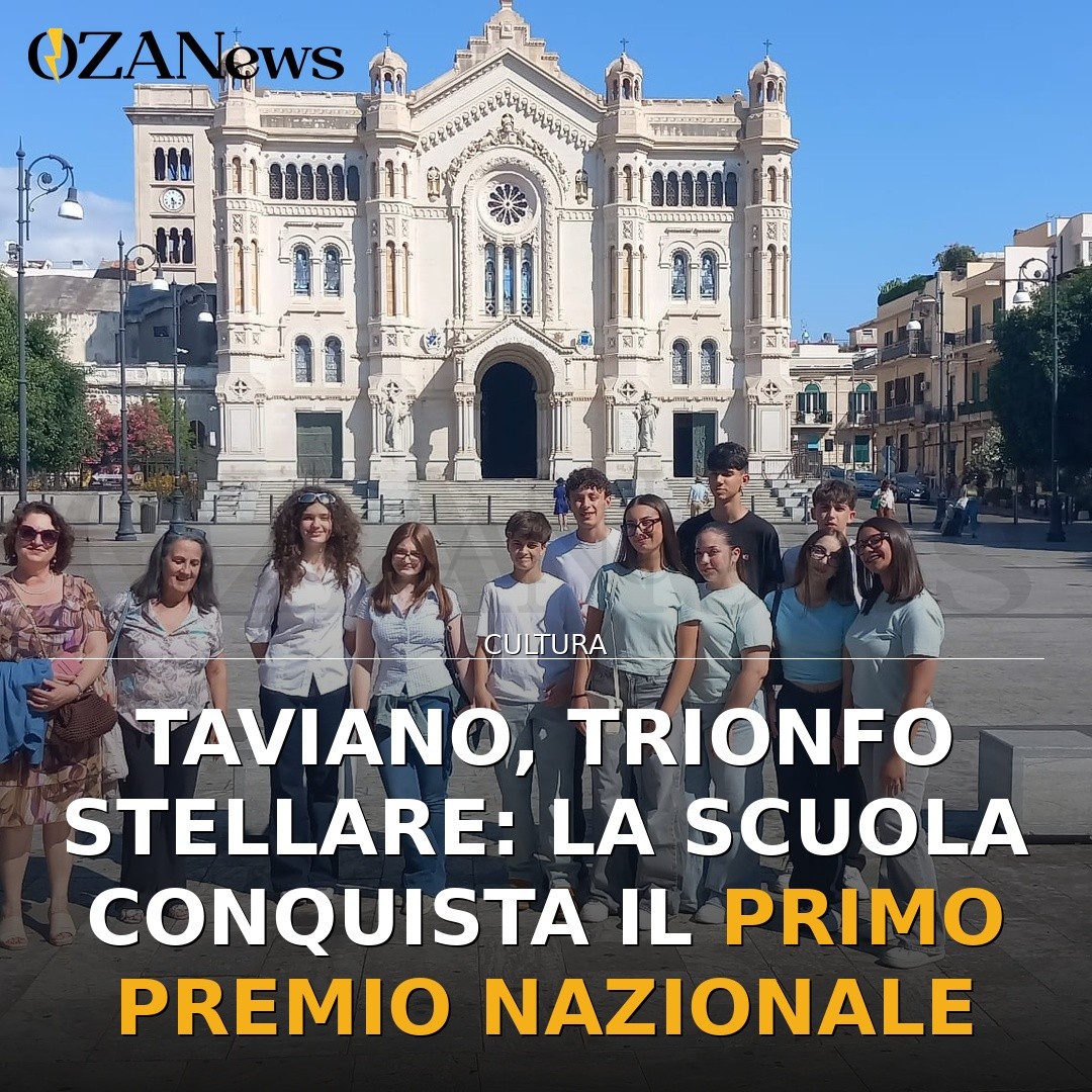 Taviano, trionfo stellare: la scuola conquista il primo premio nazionale