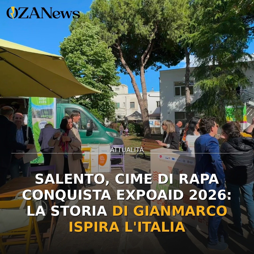 Salento, Cime di Rapa conquista ExpoAid 2026: la storia di Gianmarco ispira l’Italia