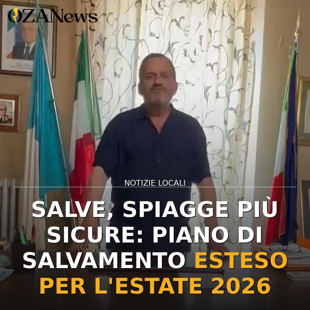 Salve, spiagge più sicure: piano di salvamento esteso per l’estate 2026