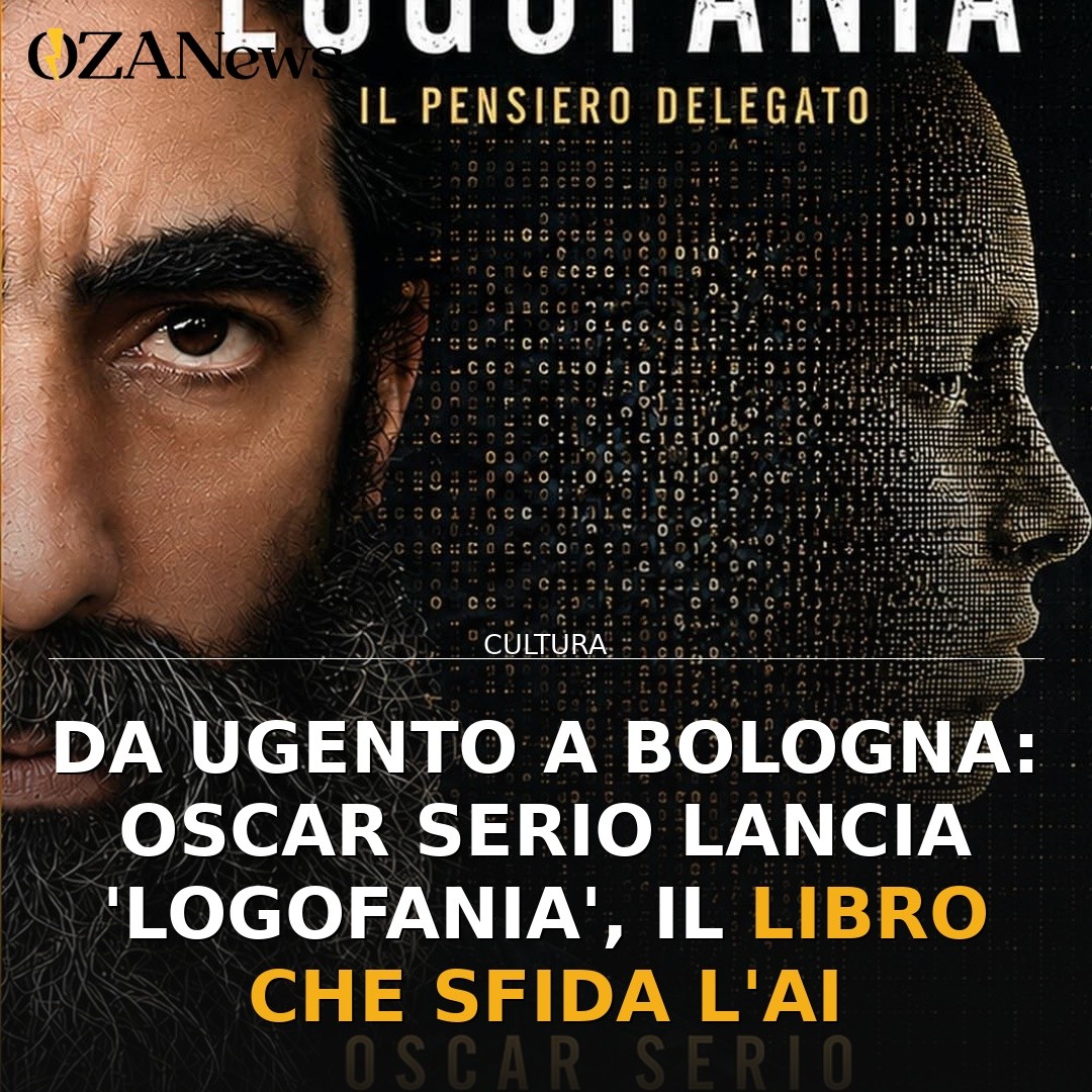 Da Ugento a Bologna: Oscar Serio lancia ‘Logofania’, il libro che sfida l’AI