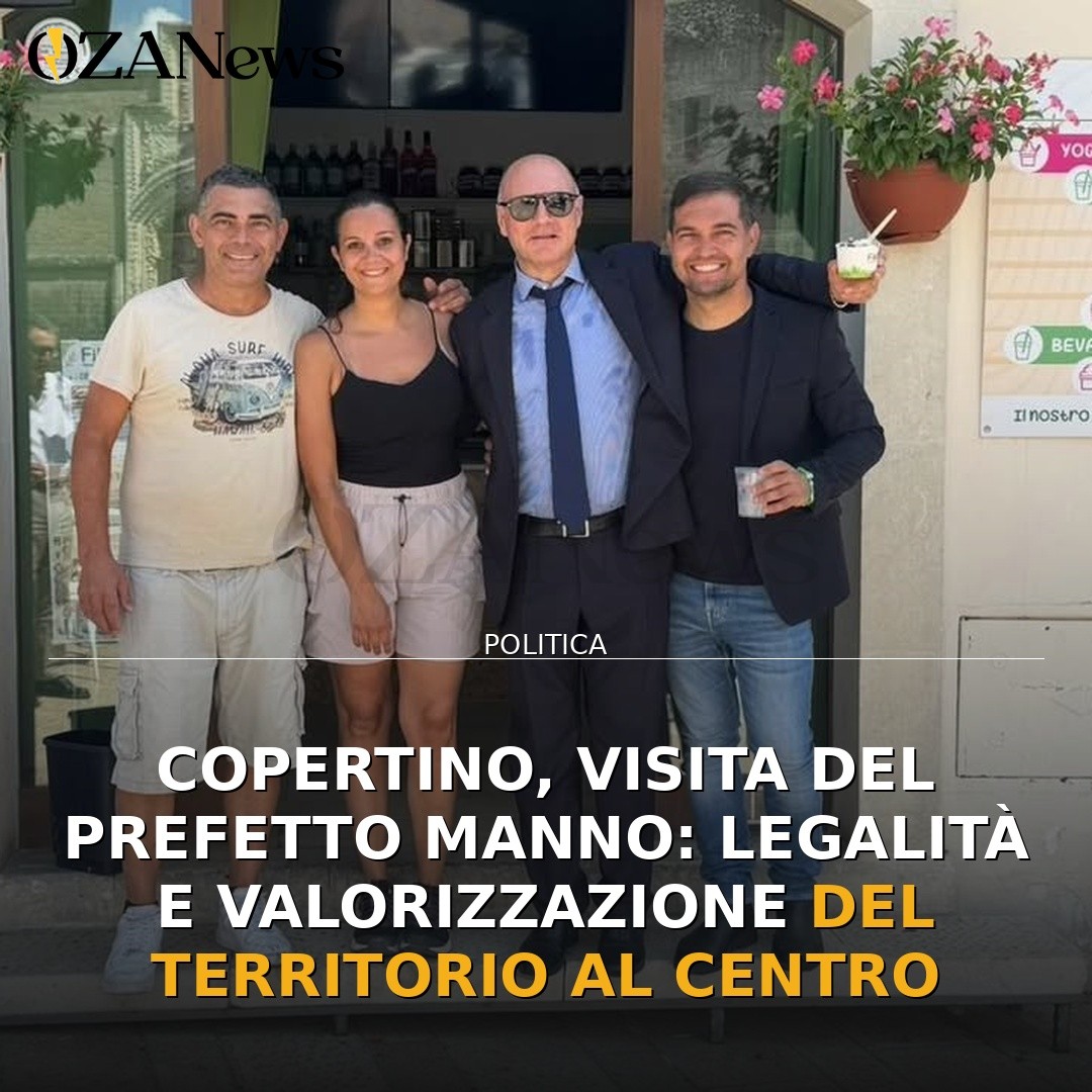Copertino, visita del Prefetto Manno: legalità e valorizzazione del territorio al centro