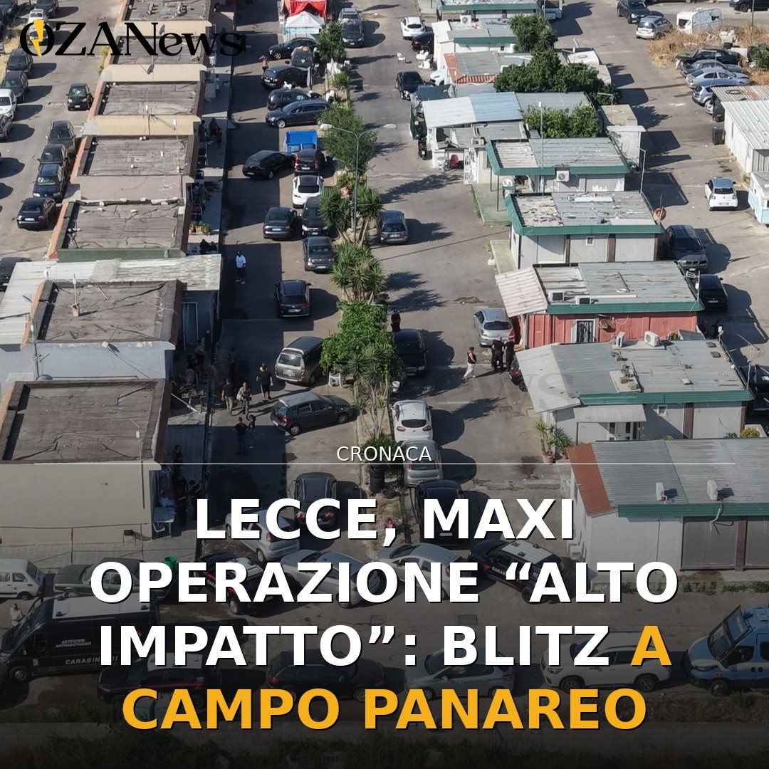 Lecce, maxi operazione “Alto Impatto”: blitz a Campo Panareo
