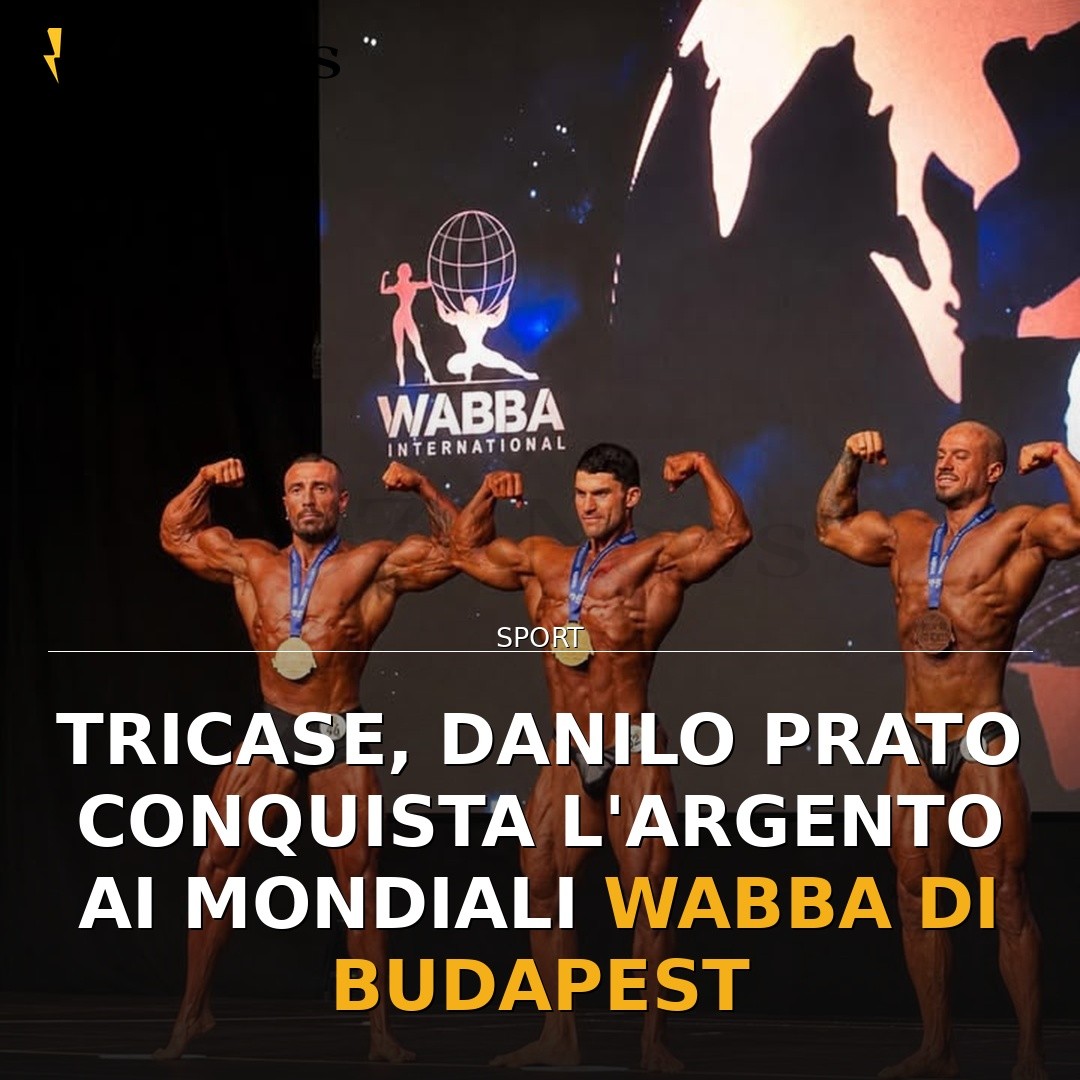 Tricase, Danilo Prato conquista l’argento ai Mondiali WABBA di Budapest
