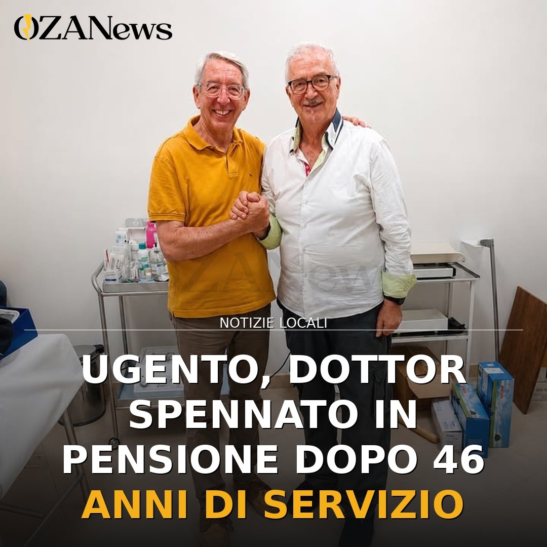 Ugento, Dottor Spennato in pensione dopo 46 anni di servizio