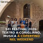 Foto di copertina: SEI Festival 2026: teatro a Corigliano, musica a Copertino nel weekend - Basso Salento