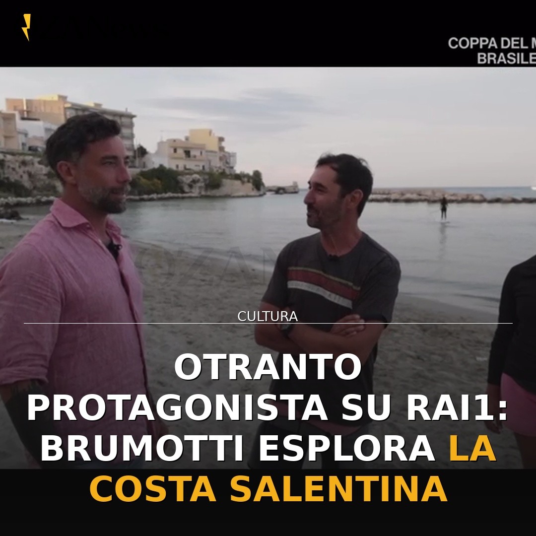 Otranto protagonista su Rai1: Brumotti esplora la costa salentina