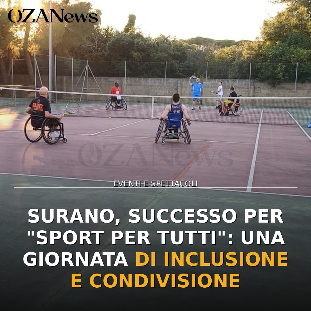 Surano, successo per “Sport per tutti”: una giornata di inclusione e condivisione
