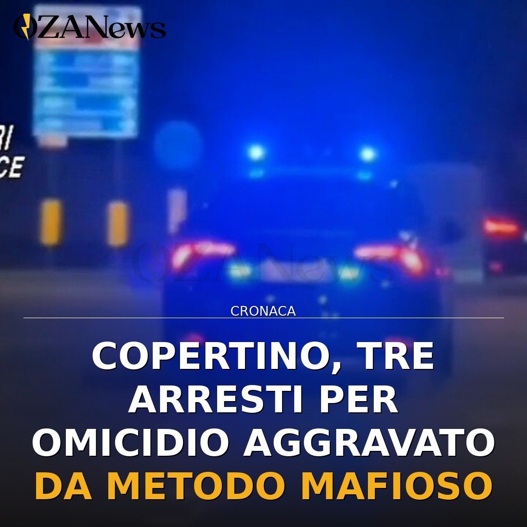 Copertino, tre arresti per omicidio aggravato da metodo mafioso