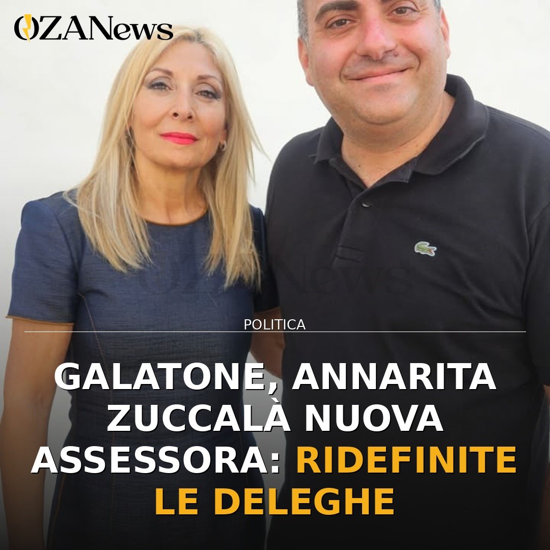 Galatone, Annarita Zuccalà nuova assessora: ridefinite le deleghe