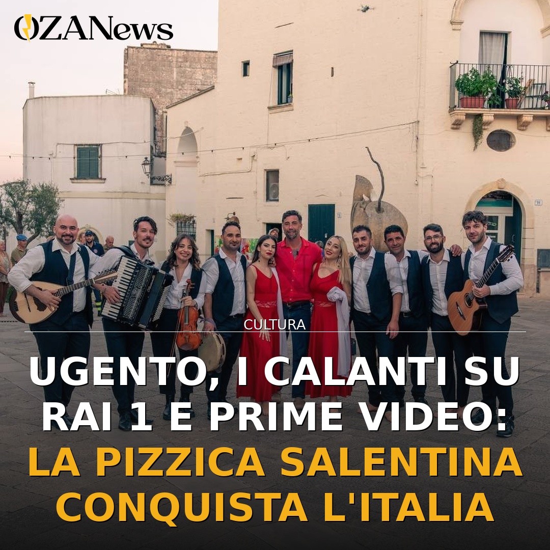 Ugento, I Calanti su Rai 1 e Prime Video: la pizzica salentina conquista l’Italia