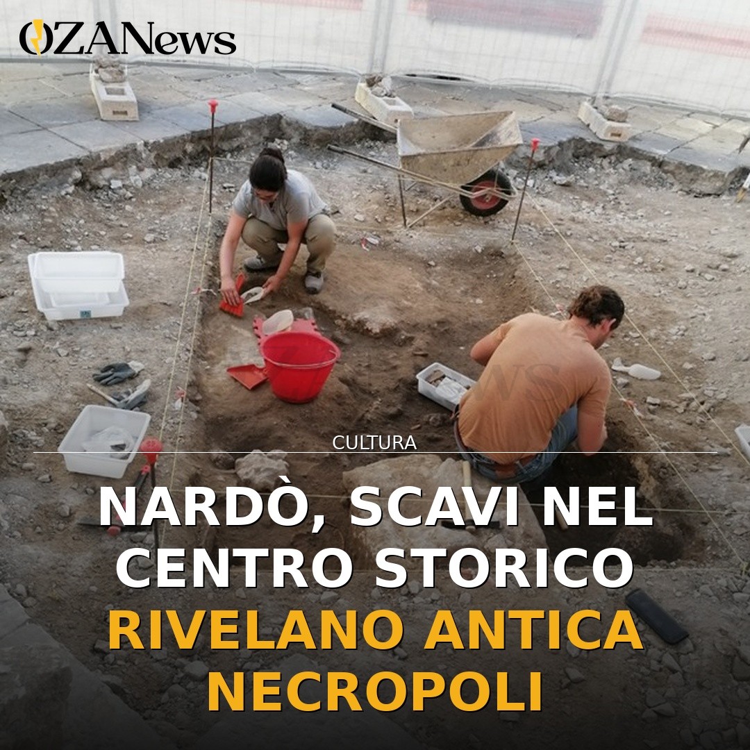 Nardò, scavi nel centro storico rivelano antica necropoli