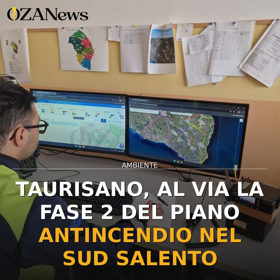 Taurisano, al via la Fase 2 del piano antincendio nel Sud Salento