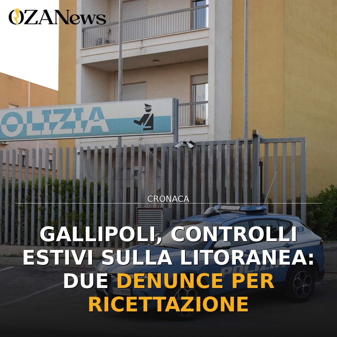 Gallipoli, controlli estivi sulla litoranea: due denunce per ricettazione