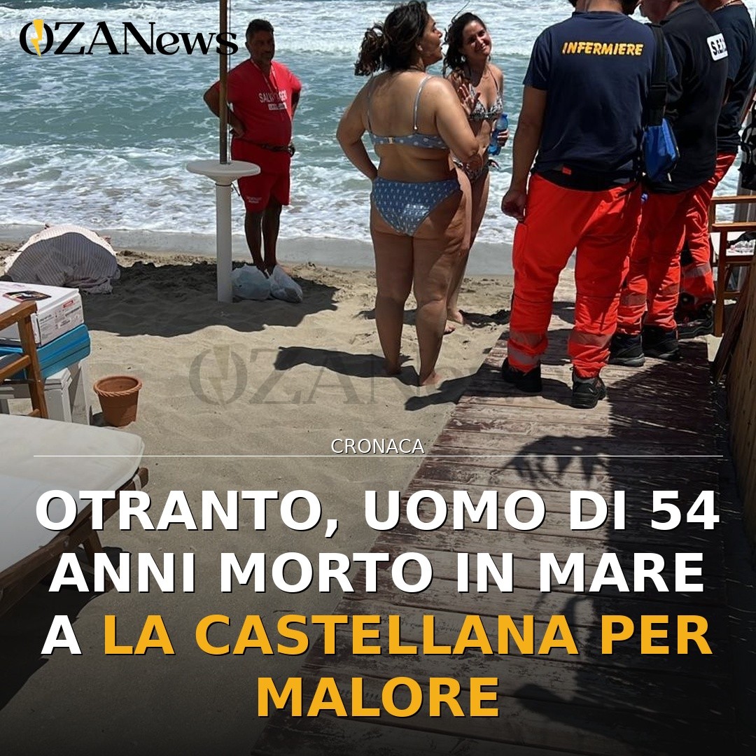 Otranto, uomo di 54 anni morto in mare a La Castellana per malore