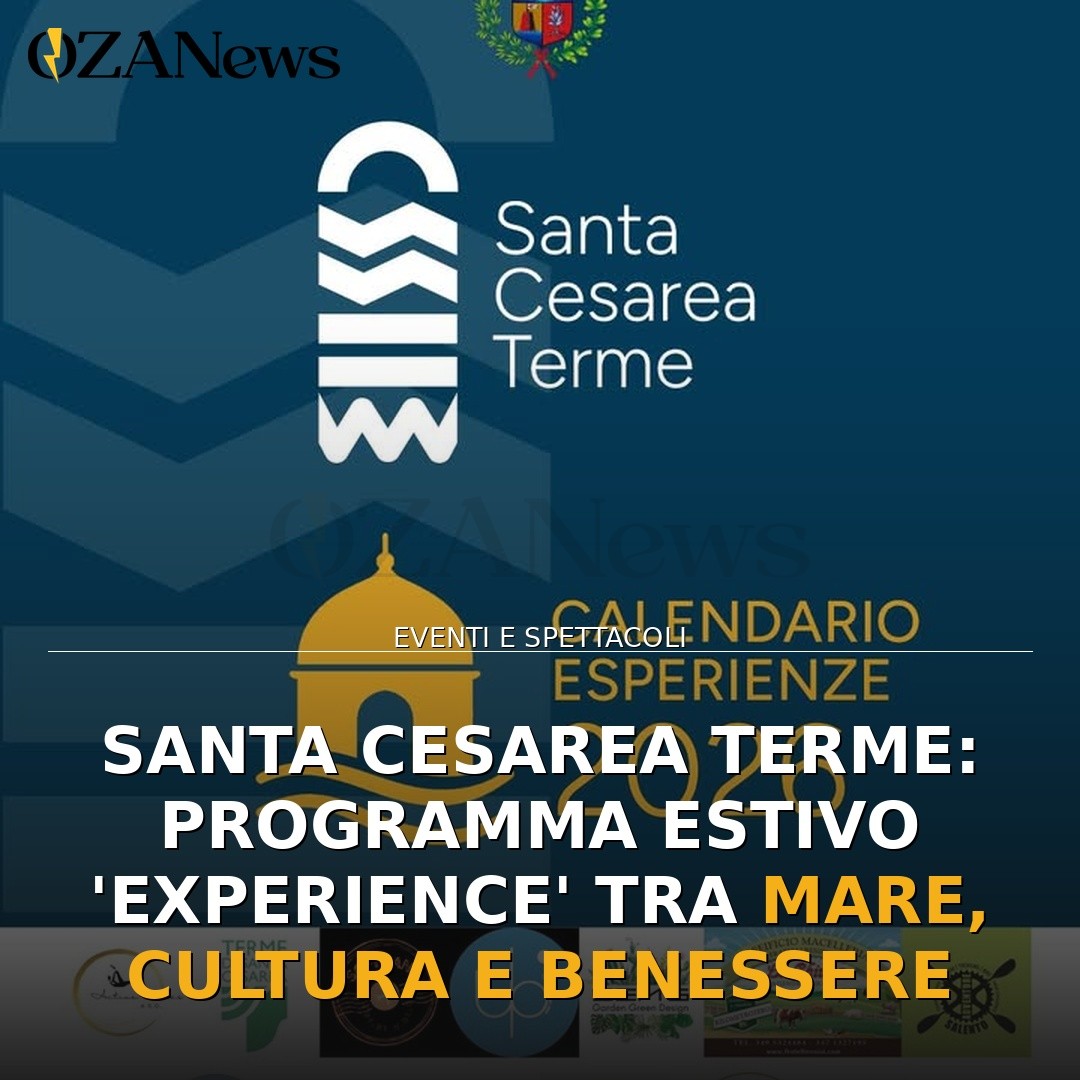 Santa Cesarea Terme: programma estivo ‘Experience’ tra mare, cultura e benessere