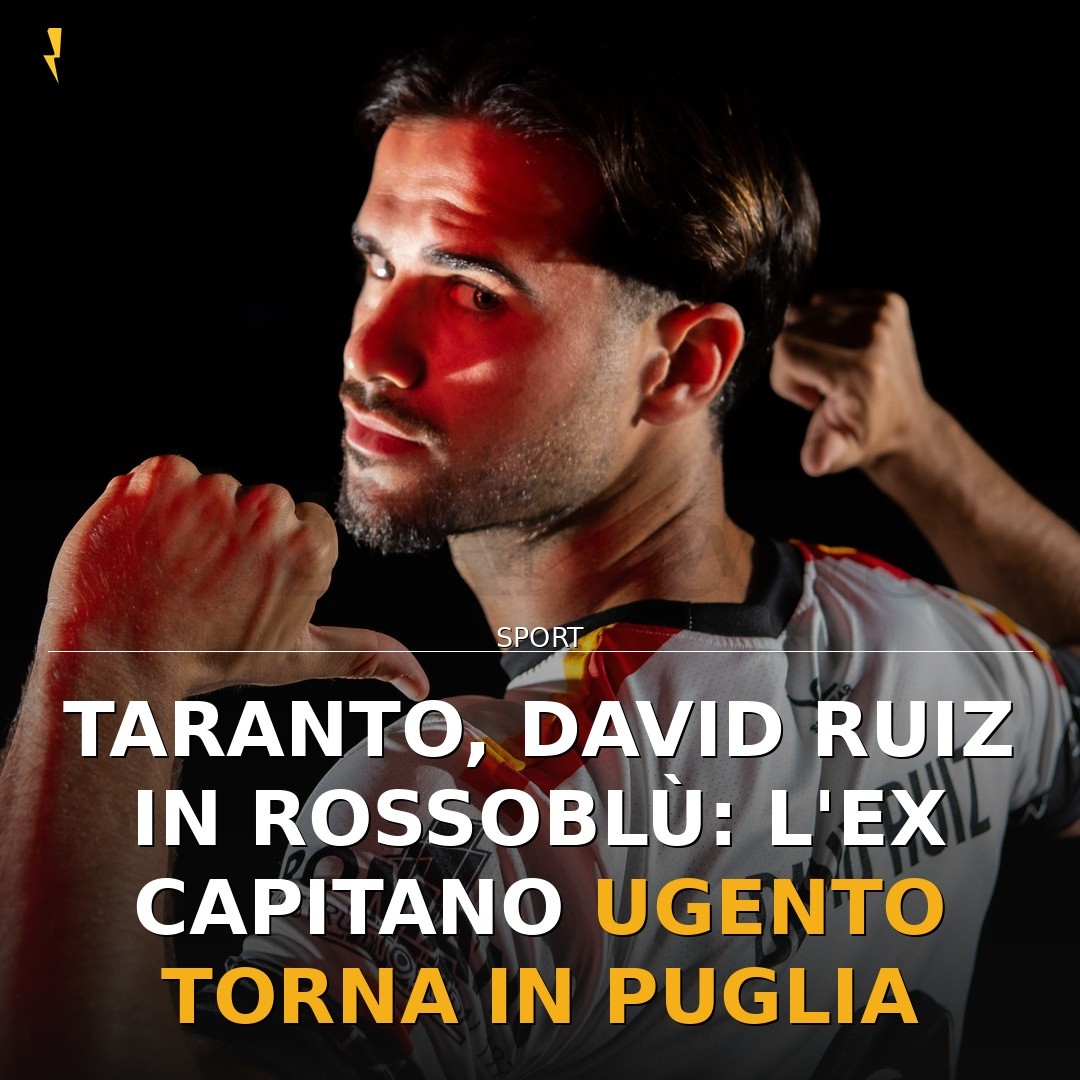 Taranto, David Ruiz in rossoblù: l’ex capitano Ugento torna in Puglia
