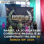 Foto di copertina: Nardò, la scuola FAWI conquista medaglie ai Campionati Italiani di Danza IDF 2026 - Basso Salento