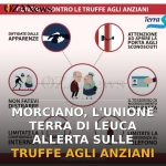 Foto di copertina: Morciano, l’Unione Terra di Leuca allerta sulle truffe agli anziani - Morciano di Leuca