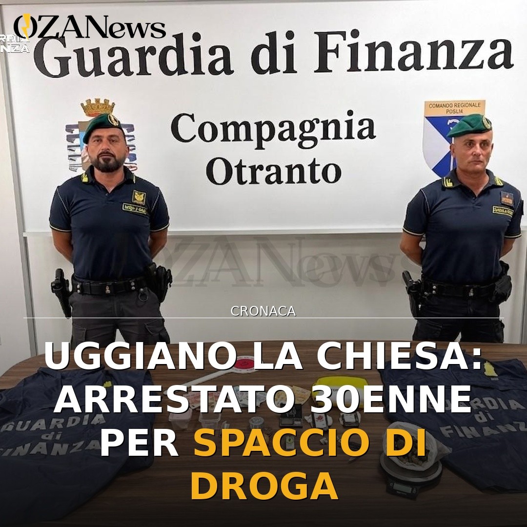Uggiano la Chiesa: arrestato 30enne per spaccio di droga