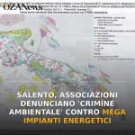 Foto di copertina: Salento, associazioni denunciano ‘crimine ambientale’ contro mega impianti energetici - Lecce