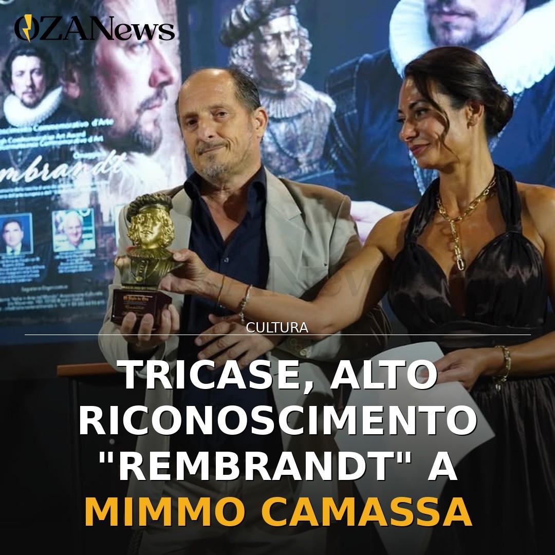 Tricase, Alto Riconoscimento “Rembrandt” a Mimmo Camassa